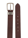 Emporio Armani Exclusive Leather belt with logo buckle
