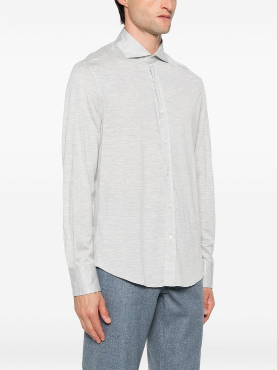 Brunello Cucinelli Shirts Light Grey