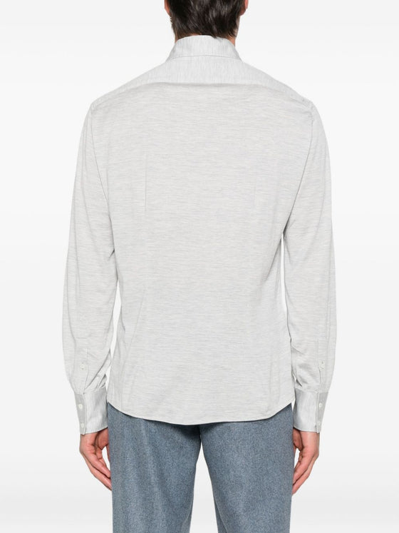 Brunello Cucinelli Shirts Light Grey