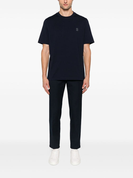 Brunello Cucinelli T-shirts and Polos Blue