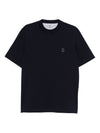 Brunello Cucinelli T-shirts and Polos Blue