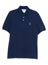 Brunello Cucinelli T-shirts and Polos Blue