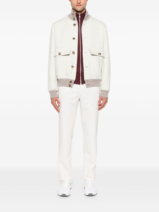 Brunello Cucinelli Trousers White