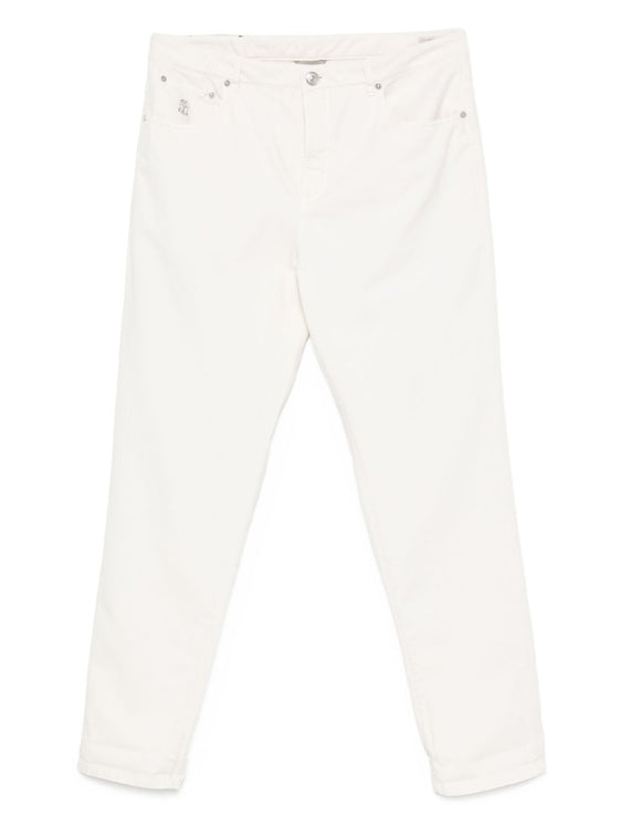 Brunello Cucinelli Trousers White