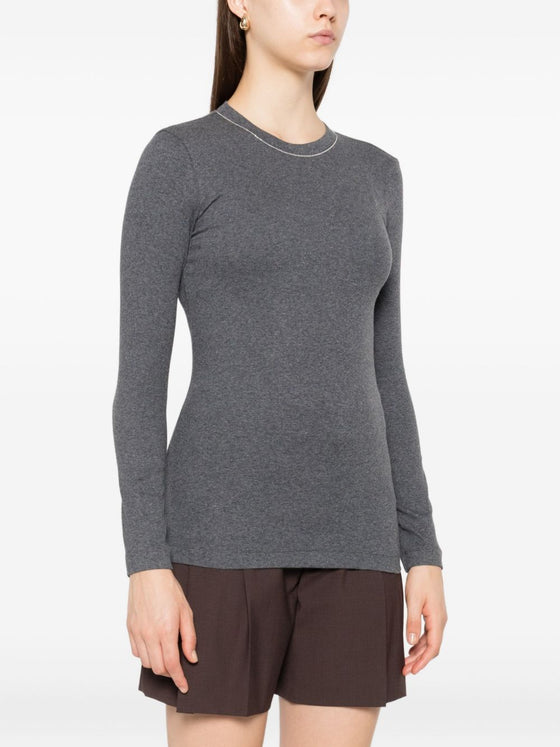 Brunello Cucinelli T-shirts and Polos Grey
