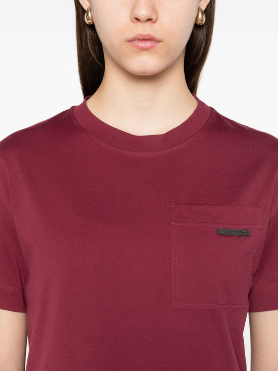 Brunello Cucinelli T-shirts and Polos Red