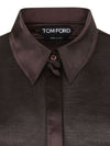 Tom Ford |100%Silk/Button:100%Mother of Pearl|100%Silk/Button:100%Mother of Pearl Silk polo shirt
