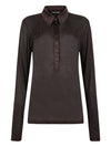 Tom Ford |100%Silk/Button:100%Mother of Pearl|100%Silk/Button:100%Mother of Pearl Silk polo shirt
