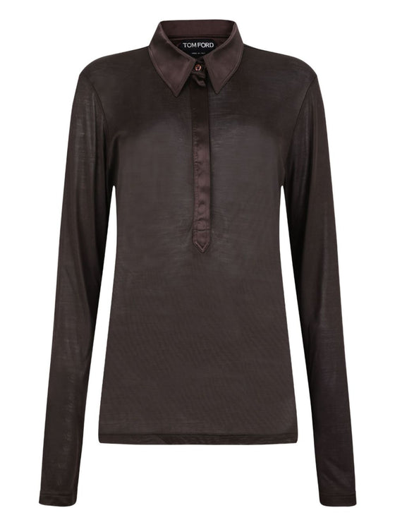 Tom Ford T-shirts and Polos Brown