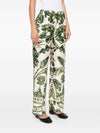 F.R.S . Printed silk trousers
