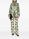 F.R.S . Printed silk trousers