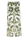 F.R.S . Printed silk trousers