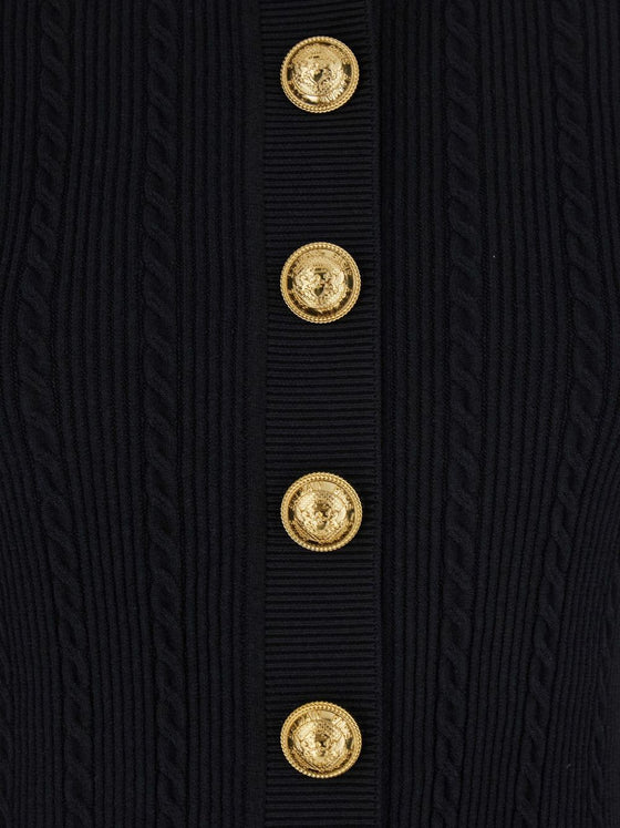 Balmain 4-pocket knitted cardigan