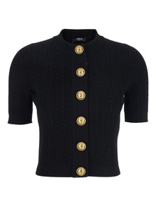  Balmain 4-pocket knitted cardigan