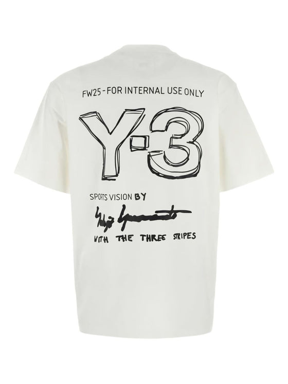 Y-3 T-shirts and Polos White