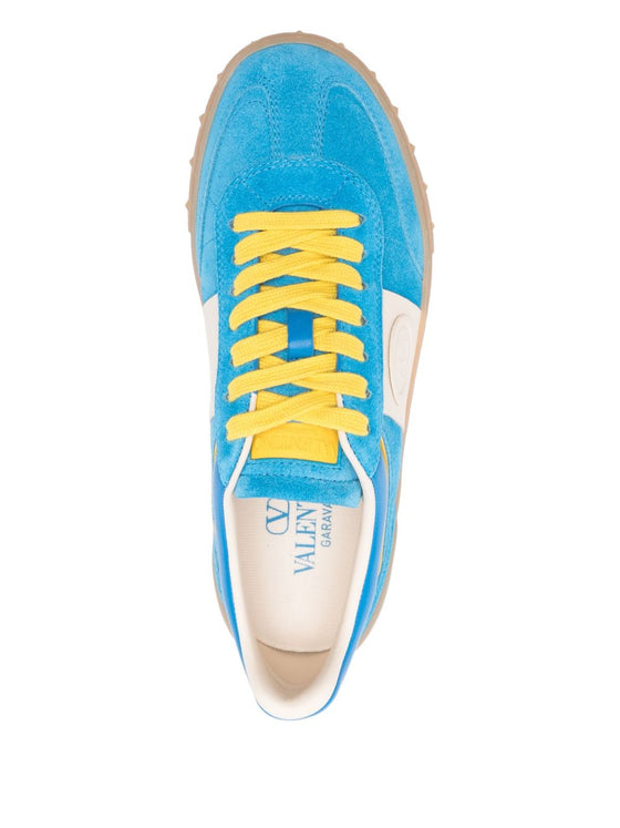 Valentino Garavani Low Top Upvillage Sneaker In Split And Nylon
