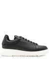 EMPORIO ARMANI EXCLUSIVE Textured leather sneakers