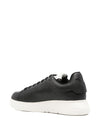 EMPORIO ARMANI EXCLUSIVE Textured leather sneakers