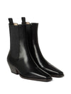 Brunello Cucinelli Classic Leather Chelsea Boot with Precious Block Heels