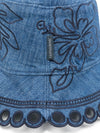 Zimmermann Embroidered denim hat