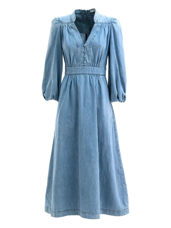 Zimmermann Lucky Denim Midi Dress