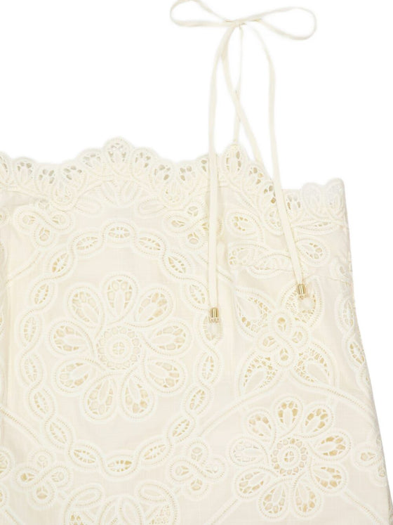 Zimmermann Floral-embroidered dress