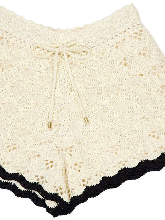 Zimmermann Rhiannon Crochet Shorts
