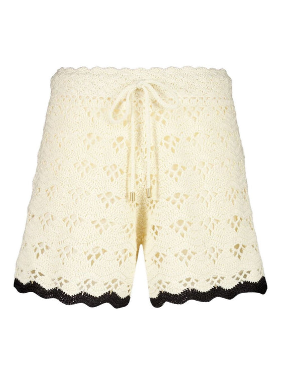 Zimmermann Rhiannon Crochet Shorts