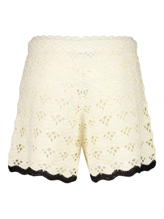 Zimmermann Rhiannon Crochet Shorts