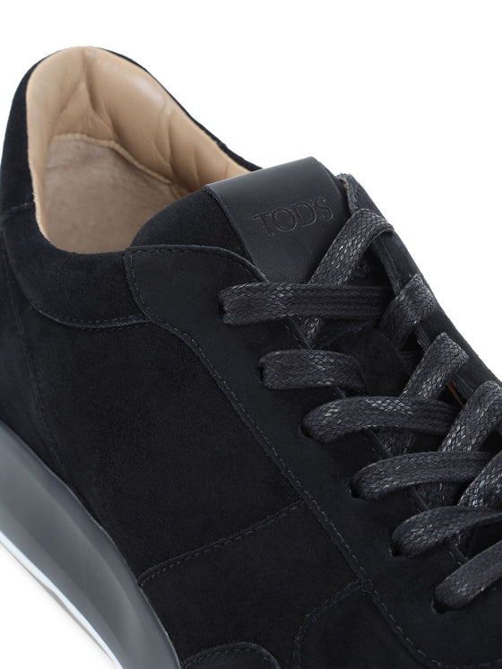 Tod's Red Dot Sneakers in Pashmy Suede