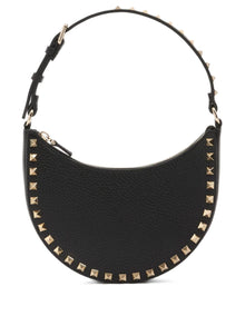  Valentino Garavani Mini Rockstud Hobo Bag in Grainy Calfskin