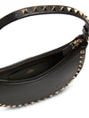 Valentino Garavani Mini Rockstud Hobo Bag in Grainy Calfskin