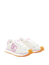 Dolce & Gabbana-white and pink DG Cushion sneakers