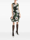Dolce & Gabbana Gardenia-print chiffon midi dress
