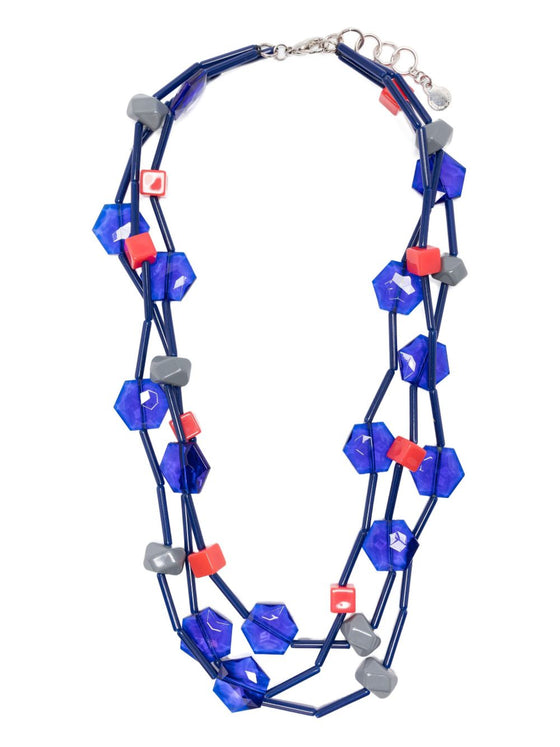 EMPORIO ARMANI EXCLUSIVE bead embellishment necklace