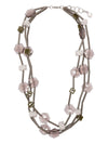 EMPORIO ARMANI EXCLUSIVE Multi-strand necklace with geometric elements