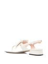 Valentino Garavani Bow-embellished slingback sandals