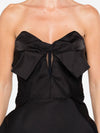Alexander McQueen Bow-detailed peplum top