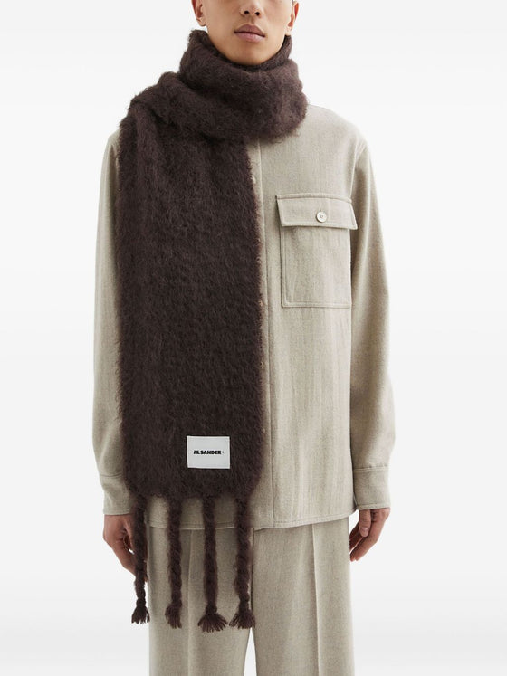Jil Sander Plus Wool Blend Scarf