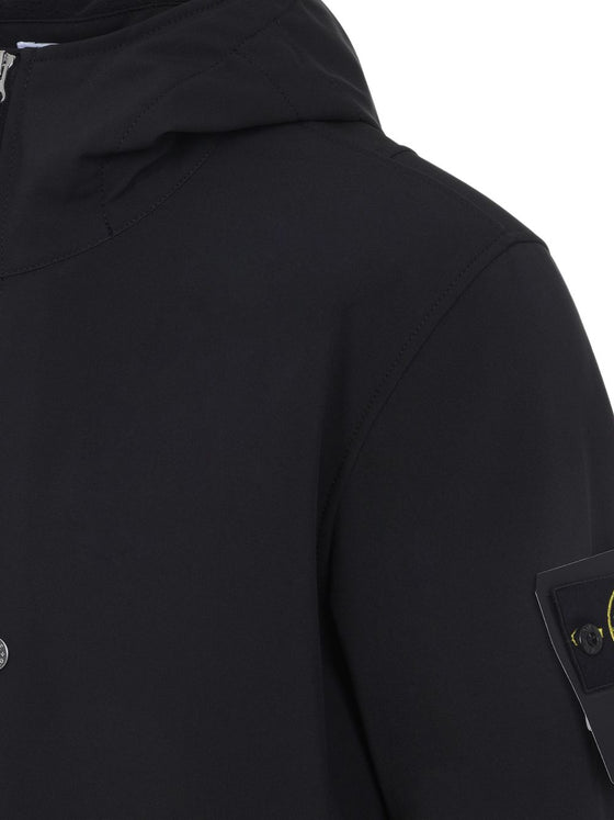 Stone Island Coats Black