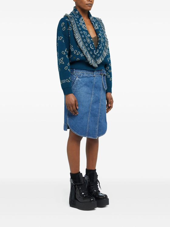 Alanui Sweaters Blue