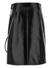 Courreges Pre Vynil midi skirt