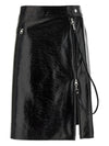Courreges Pre Vynil midi skirt