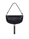Courreges Pre half-moon leather shoulder bag