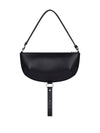 Courreges Pre half-moon leather shoulder bag