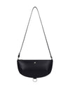 Courreges Pre half-moon leather shoulder bag