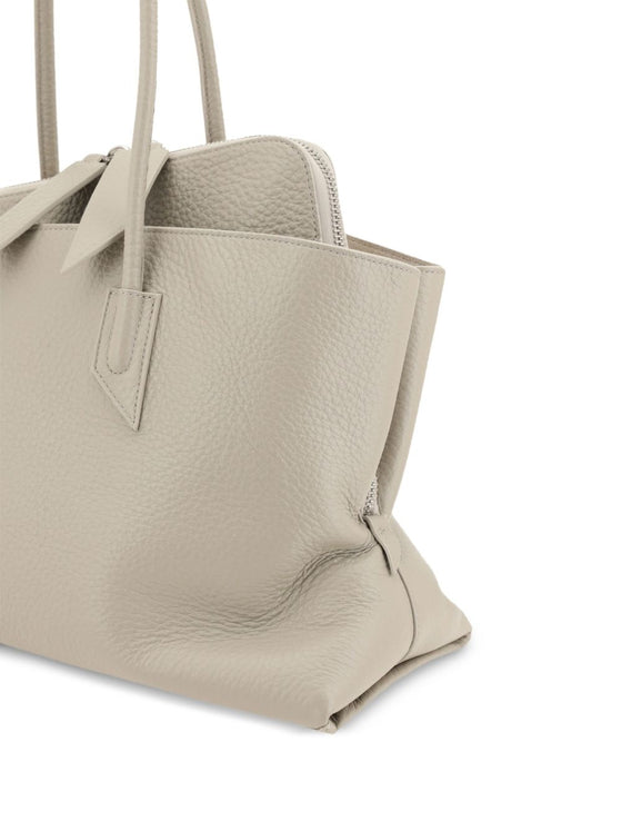 The Attico La Passeggiata Leather Shoulder Bag