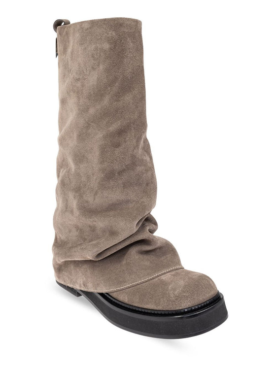 The Attico Boots Dove Grey