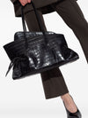 The Attico crocodile-effect tote bag