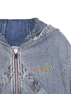 The Attico Coats Clear Blue